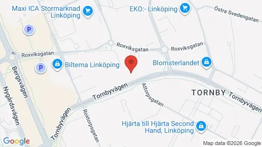 Industrilokaler att hyra i Linköping - Bild från Google Street View