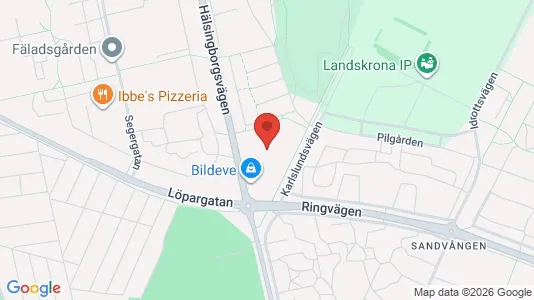 Industrilokaler att hyra i Landskrona - Bild från Google Street View