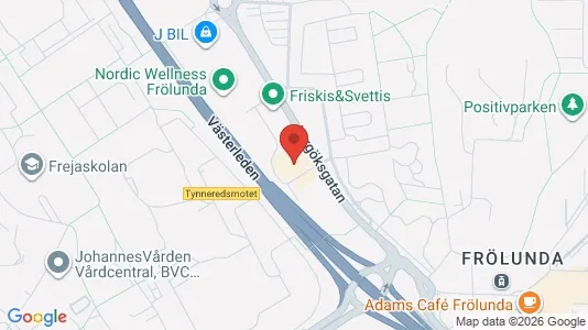 Lagerlokaler att hyra i Askim-Frölunda-Högsbo - kort over placeringen