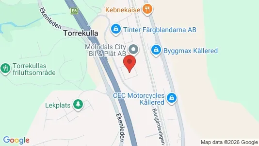 Lagerlokaler att hyra i Mölndal - Bild från Google Street View