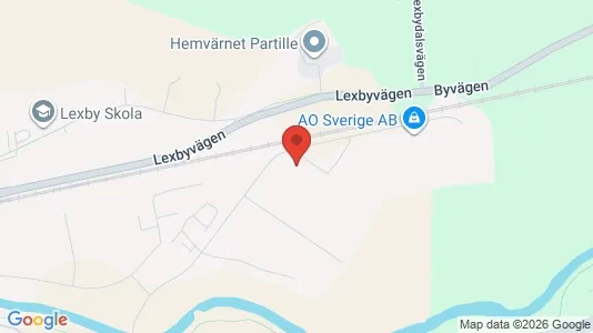 Lagerlokaler att hyra i Partille - Bild från Google Street View