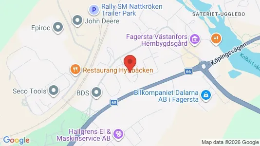 Industrilokaler att hyra i Fagersta - Bild från Google Street View