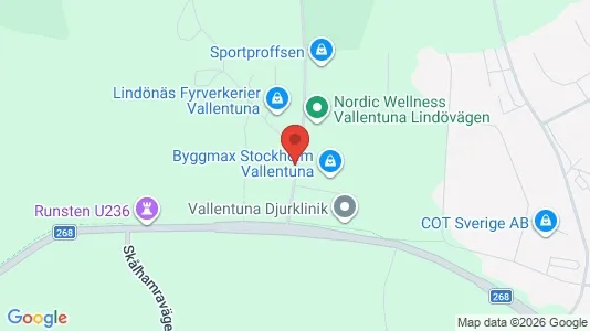 Lagerlokaler att hyra i Vallentuna - Bild från Google Street View