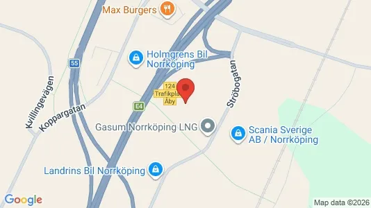 Industrilokaler att hyra i Norrköping - Bild från Google Street View