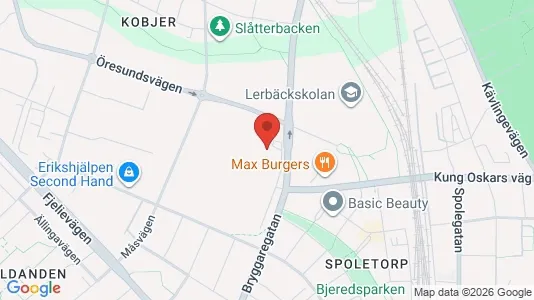 Industrilokaler att hyra i Lund - Bild från Google Street View