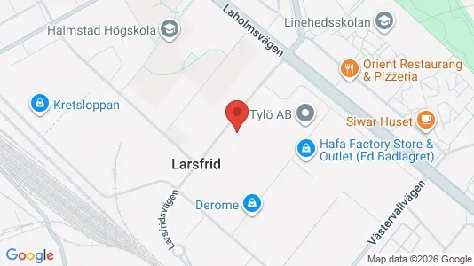 Industrilokaler att hyra i Halmstad - Bild från Google Street View