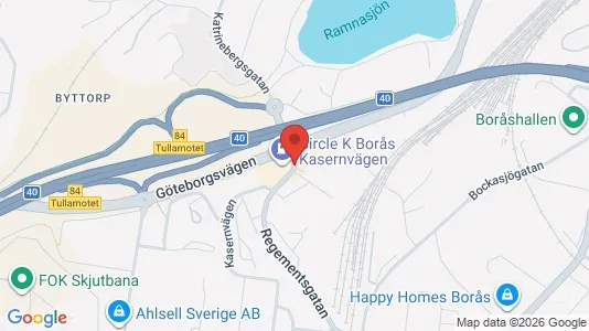 Lagerlokaler att hyra i Borås - Bild från Google Street View