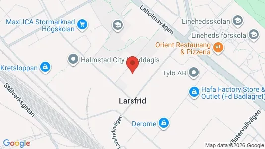 Industrilokaler att hyra i Halmstad - Bild från Google Street View