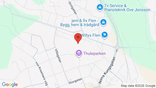 Industrilokaler att hyra i Flen - Bild från Google Street View