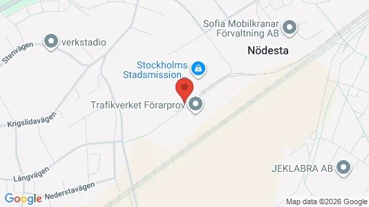 Industrilokaler att hyra i Haninge - Bild från Google Street View