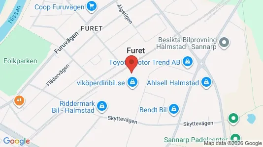 Industrilokaler att hyra i Halmstad - Bild från Google Street View