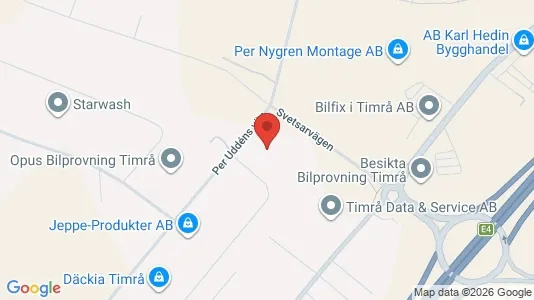 Industrilokaler att hyra i Timrå - Bild från Google Street View