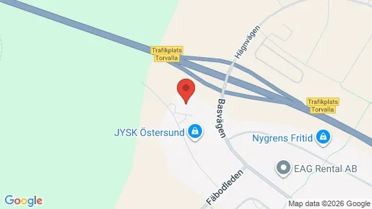 Industrilokaler att hyra i Östersund - Bild från Google Street View