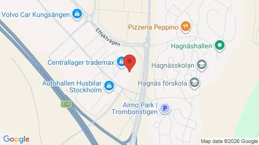 Industrilokaler att hyra i Upplands-Bro - kort over placeringen