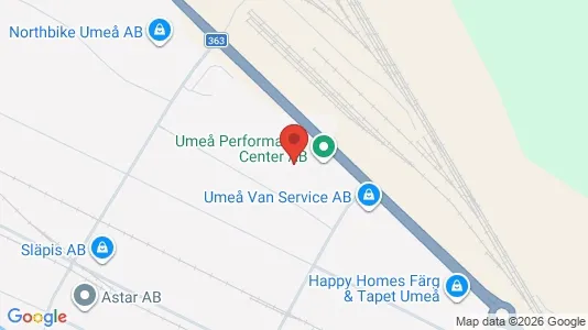 Industrilokaler att hyra i Umeå - Bild från Google Street View