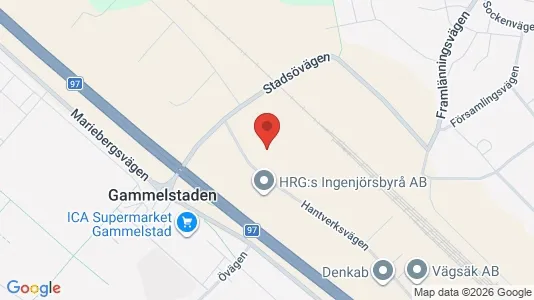Industrilokaler att hyra i Luleå - kort over placeringen