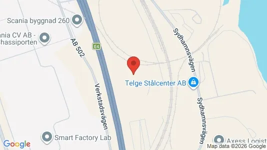 Industrilokaler att hyra i Södertälje - Bild från Google Street View
