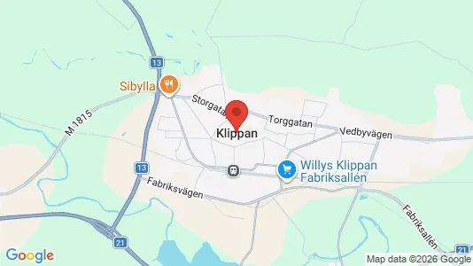 Industrilokaler att hyra i Klippan - Bild från Google Street View