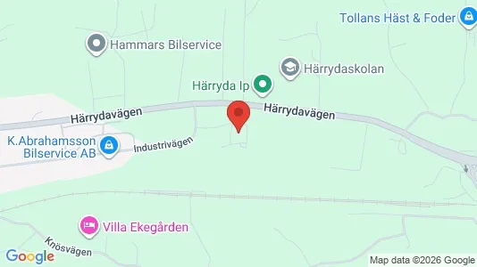 Industrilokaler att hyra i Härryda - Bild från Google Street View
