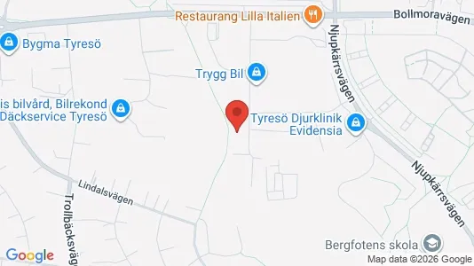 Industrilokaler att hyra i Tyresö - Bild från Google Street View