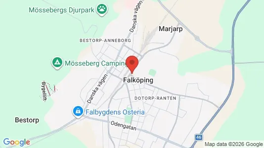 Industrilokaler att hyra i Falköping - Bild från Google Street View
