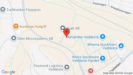 Industrilokaler att hyra i Järfälla - Bild från Google Street View