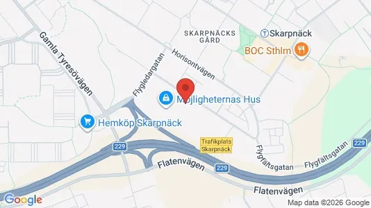 Industrilokaler att hyra i Söderort - Bild från Google Street View