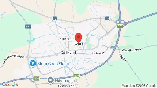 Industrilokaler att hyra i Skara - Bild från Google Street View