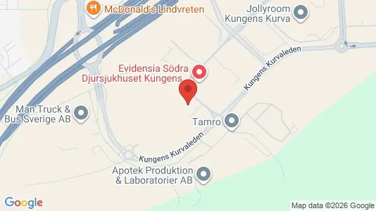 Industrilokaler att hyra i Huddinge - Bild från Google Street View