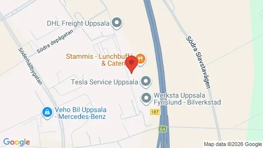 Industrilokaler att hyra i Uppsala - Bild från Google Street View