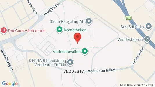 Industrilokaler att hyra i Järfälla - Bild från Google Street View