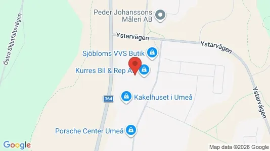Industrilokaler att hyra i Umeå - Bild från Google Street View