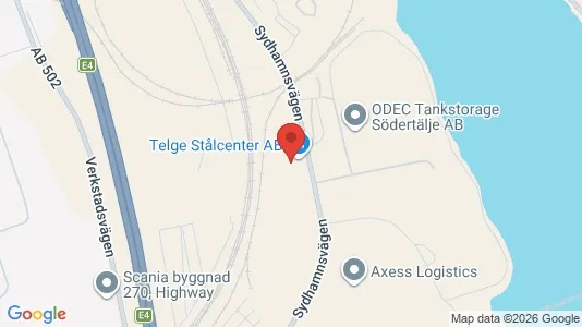 Industrilokaler att hyra i Södertälje - Bild från Google Street View