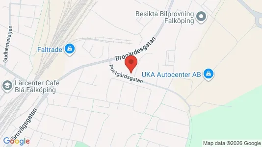 Industrilokaler att hyra i Falköping - Bild från Google Street View