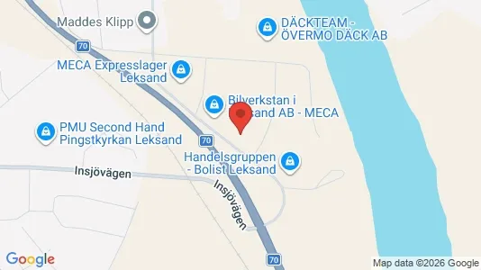 Industrilokaler att hyra i Leksand - Bild från Google Street View