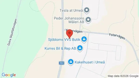 Industrilokaler att hyra i Umeå - Bild från Google Street View