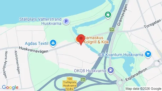 Industrilokaler att hyra i Jönköping - kort over placeringen