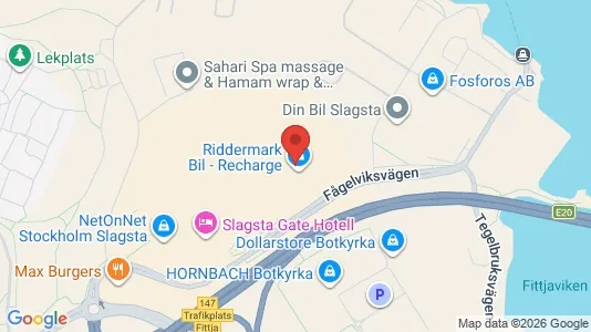 Industrilokaler att hyra i Botkyrka - kort over placeringen