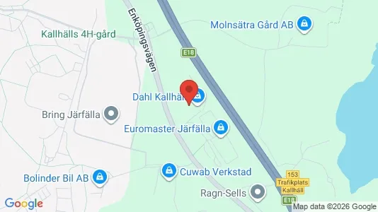 Industrilokaler att hyra i Järfälla - Bild från Google Street View