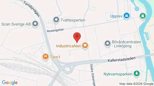 Industrilokaler att hyra i Linköping - Bild från Google Street View