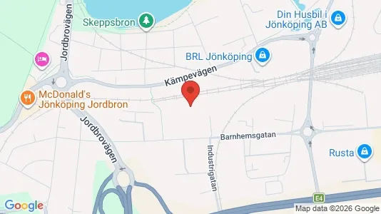 Industrilokaler att hyra i Jönköping - Bild från Google Street View