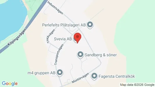 Industrilokaler att hyra i Fagersta - Bild från Google Street View