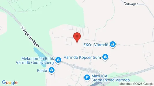 Industrilokaler att hyra i Värmdö - Bild från Google Street View