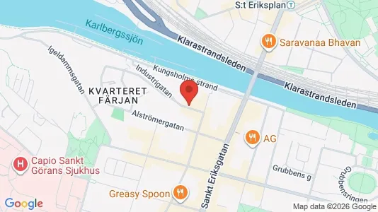 Industrilokaler att hyra i Kungsholmen - Bild från Google Street View