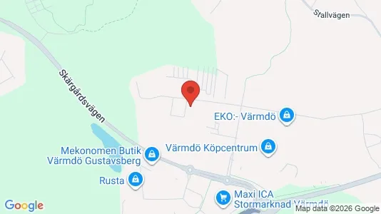 Industrilokaler att hyra i Värmdö - Bild från Google Street View