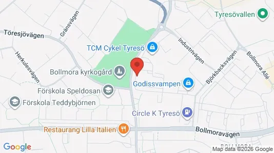 Industrilokaler att hyra i Tyresö - Bild från Google Street View