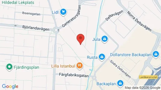 Industrilokaler att hyra i Lundby - Bild från Google Street View