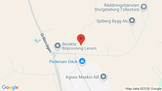 Industrilokaler att hyra i Lerum - Bild från Google Street View
