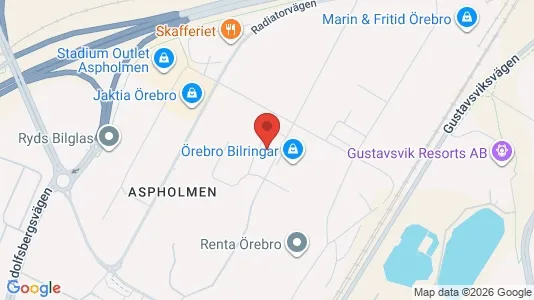 Industrilokaler att hyra i Örebro - Bild från Google Street View