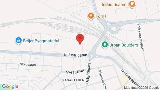 Industrilokaler att hyra i Linköping - Bild från Google Street View
